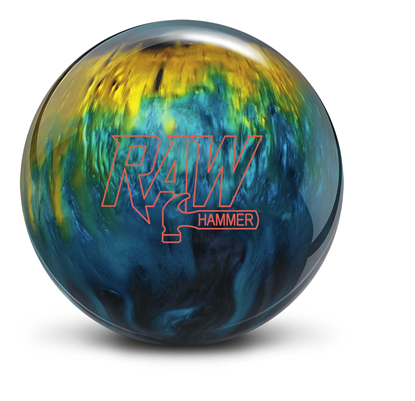 Picture of Hammer Raw Hammer Smoke Blue Gold Bowling Ball