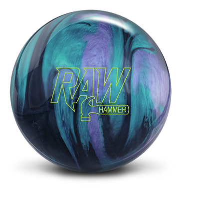 Picture of Hammer Raw Hammer Black Purple Teal Bowling Ball