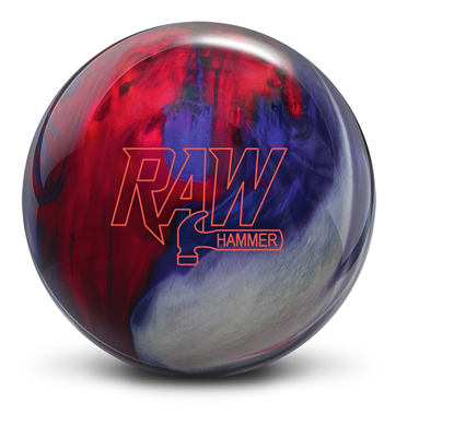 Picture of Hammer Raw Hammer Red Smoke Black Bowling Ball