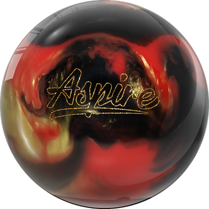 Picture of Motiv Aspire Black Red Gold Bowling Ball