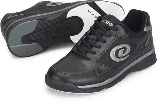 Picture of Dexter Mens Ricky V Black Alloy Wide Bowling Shoes