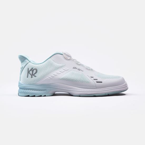 Picture of KR Strikeforce Women's Lady Jet White Teal Right Hand Bowling Shoes
