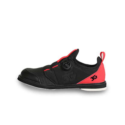 Picture of 3G Men's Speed Dial Black Red Right Hand Bowling Shoes
