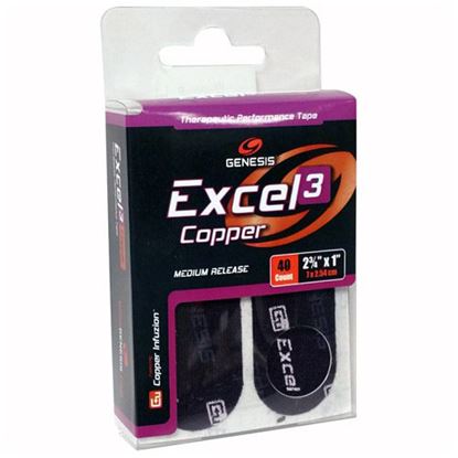 Picture of Genesis Excel Copper 3 Performance Tape Purple Pre Cut 40 Count