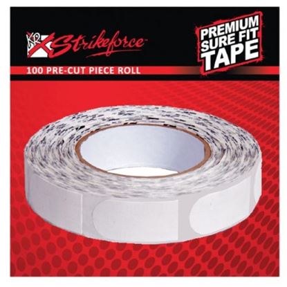 Picture of KR Strikeforce Premium Sure Fit Tape 3/4" White Textured 100 Piece