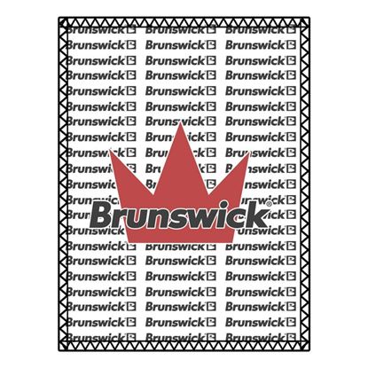 Picture of Brunswick Crown Red Black SD Leather Bowling Shammy