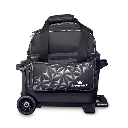 Picture of Brunswick Zone 1 Ball Roller Black Prism Bowling Bag