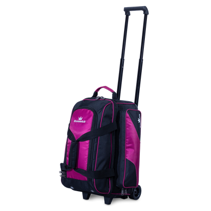 Picture of Brunswick Zone Double 2 Ball Roller Raspberry Bowling Bag