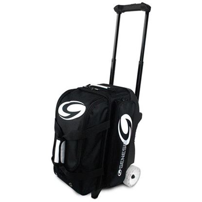 Picture of Genesis Sport 2 Ball Double Roller Black Bowling Bag