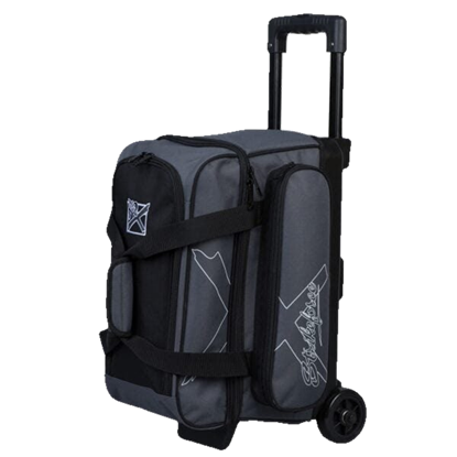 Picture of KR Hybrid X 2 Ball Double Roller Charcoal Bowling Bag