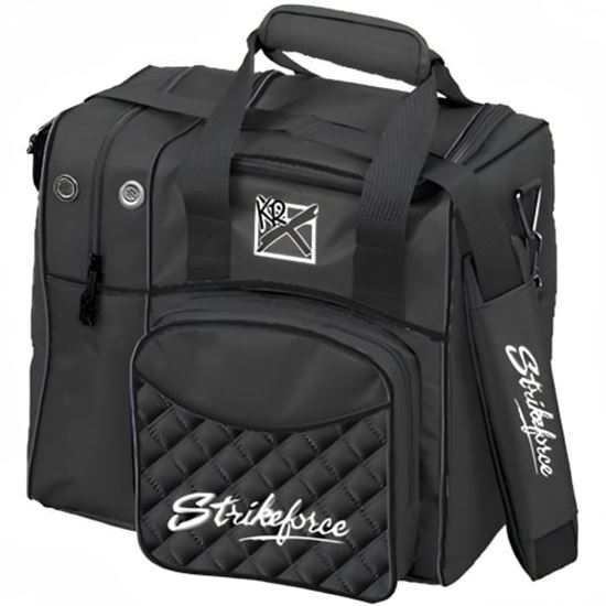 Picture of KR Flexx 1 Ball Single Tote Diamond Black Bowling Bag