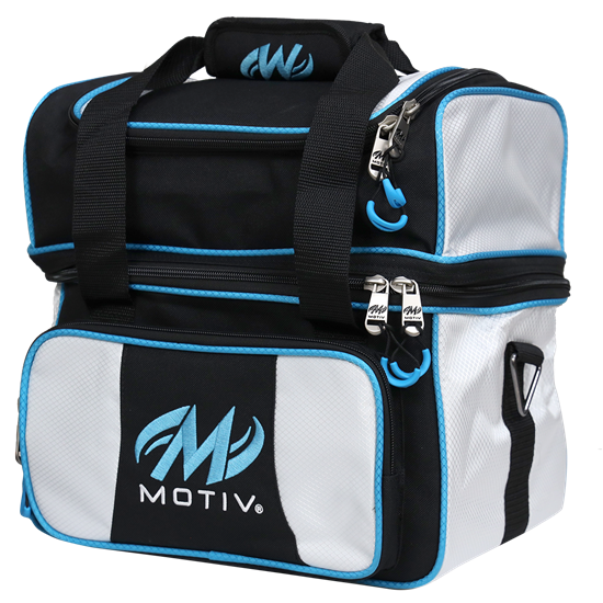 Picture of Motiv Prevail 1 Ball Single Tote White Bowling Bag