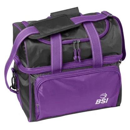Picture of BSI Taxi 1 Ball Single Tote Black Purple Bowling Bag
