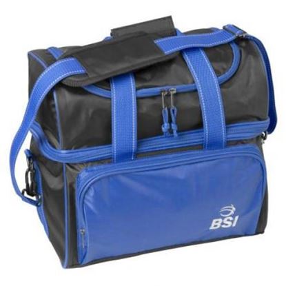 Picture of BSI Taxi 1 Ball Single Tote Black Blue Bowling Bag