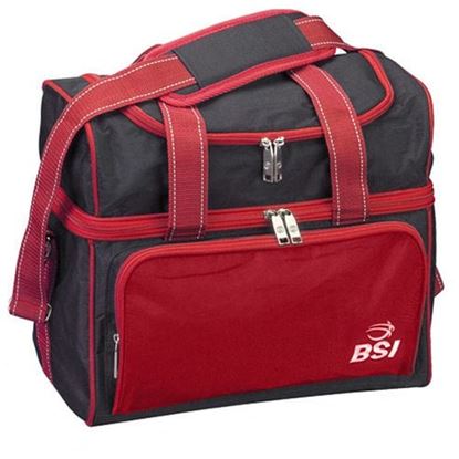 Picture of BSI Taxi 1 Ball Single Tote Black Red Bowling Bag