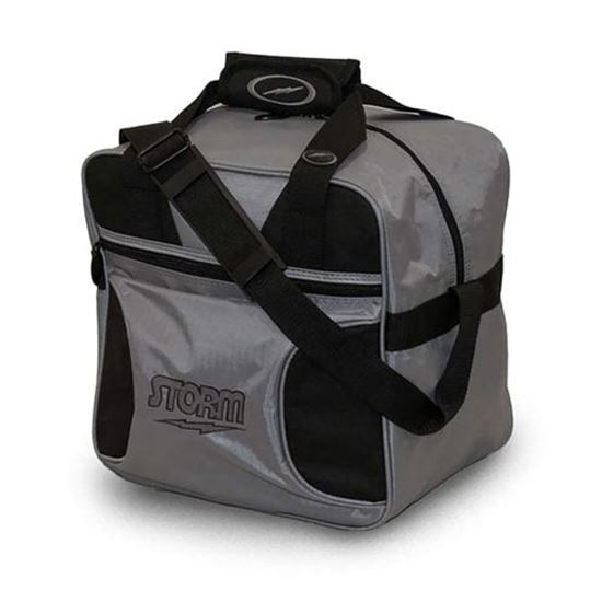 Picture of Storm Solo 1 Ball Tote Silver Black Bowling Bag