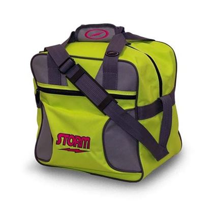 Picture of Storm Solo 1 Ball Tote Lime Grey Bowling Bag