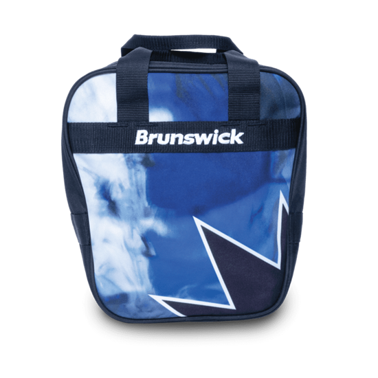 Picture of Brunswick Spark 1 Ball Single Tote Indigo Swirl Bowling Bag