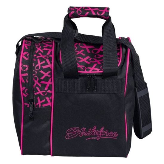 Picture of KR Rook 1 Ball Single Tote Pink Ribbon Bowling Bag