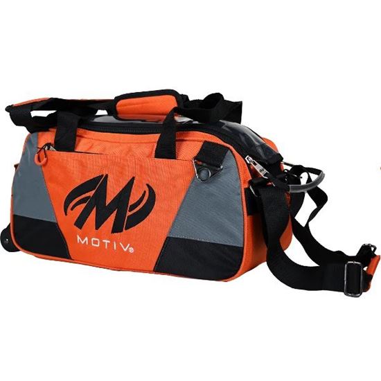 Picture of Motiv Ballistix 2 Ball Double Tote Tangerine Bowling Bag