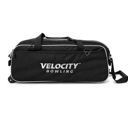 Picture of Velocity 3 Ball Triple Tote Black Silver Bowling Bag