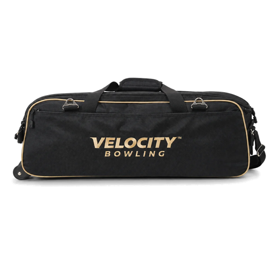 Picture of Velocity 3 Ball Triple Tote Black Gold Bowling Bag