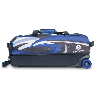 Picture of Ebonite 3 Ball Triple Tote Blue Bowling Bag
