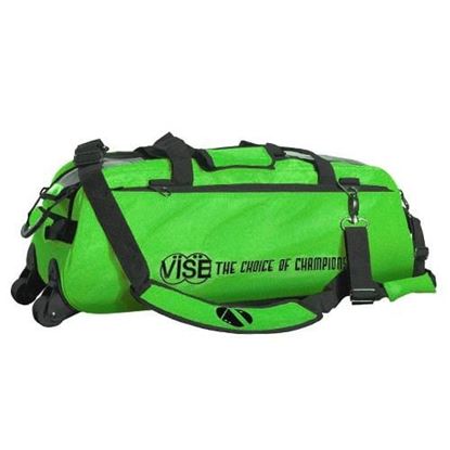 Picture of VISE 3 Ball Triple Tote Green Bowling Bag