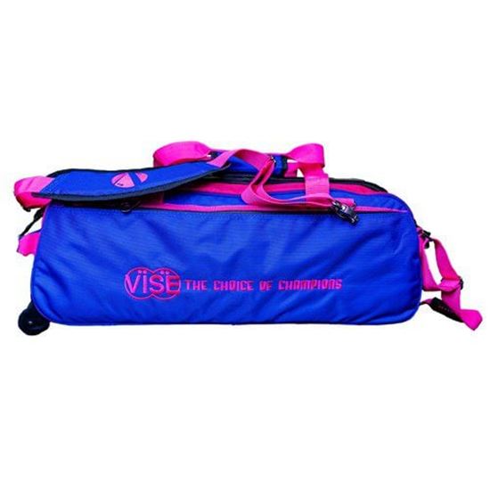 Picture of VISE 3 Ball Triple Tote Blue Pink Bowling Bag