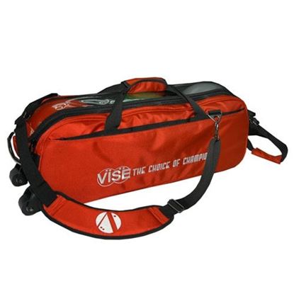 Picture of VISE 3 Ball Triple Tote Red Bowling Bag