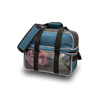 Picture of Storm 2 Ball Double Tote Deluxe Steel Blue Black Bowling Bag