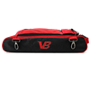 Picture of Velocity 3 Ball Triple Tote With Shoe Pouch Black Red Bowling Bag
